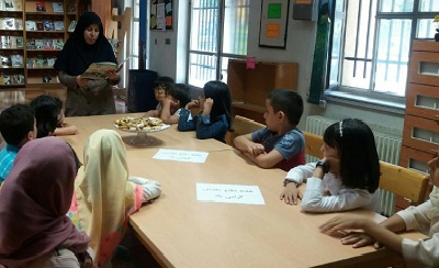  نشست قصه گویی در کتابخانه شهیداول شهر چهاردانگه اسلامشهر