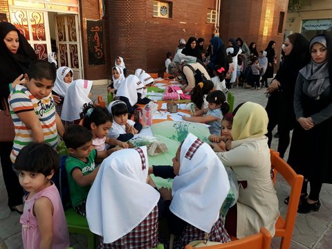 گردهمایی «کودکانه» در کتابخانه عمومی شهید بهشتی امیدیه برگزار شد